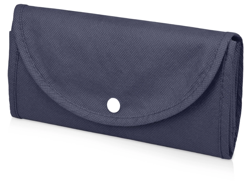 Складная сумка Maple из нетканого материала, темно-синий фото 4