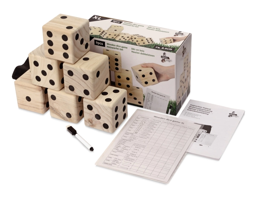 Деревянная игра в кости, XL Dice фото 3