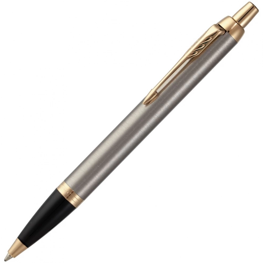 Ручка шариковая Parker IM Core K321 Brushed Metal GT M фото 1