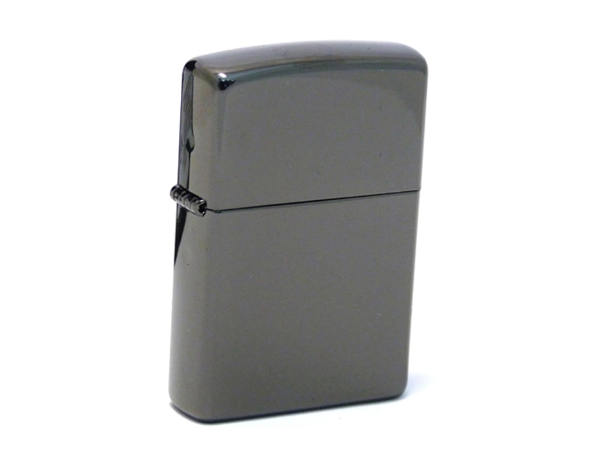 Зажигалка ZIPPO Classic с покрытием Ebony™, латунь/сталь, чёрная, глянцевая, 38x13x57 мм фото 1