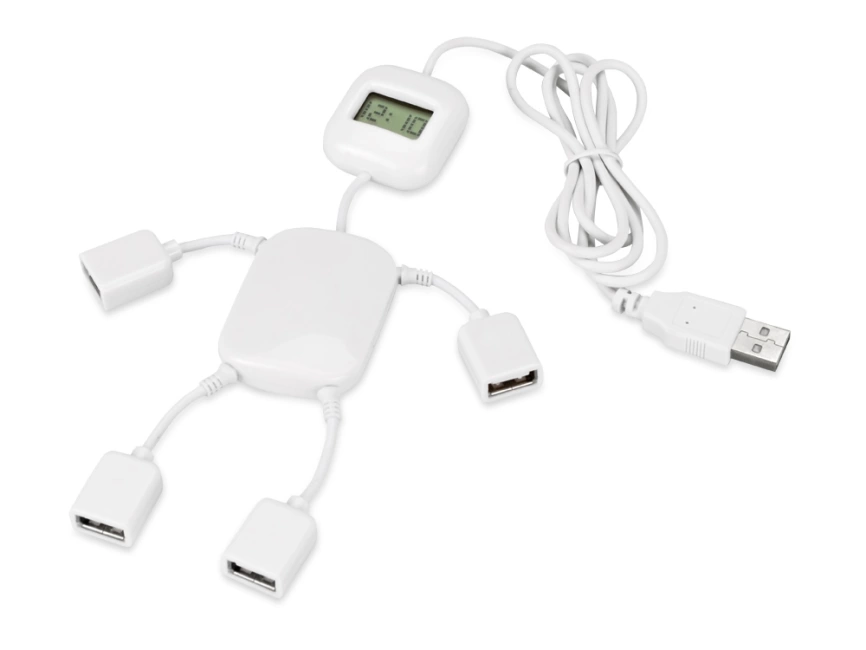 USB Hub на 4 порта с часами в виде человечка фото 1