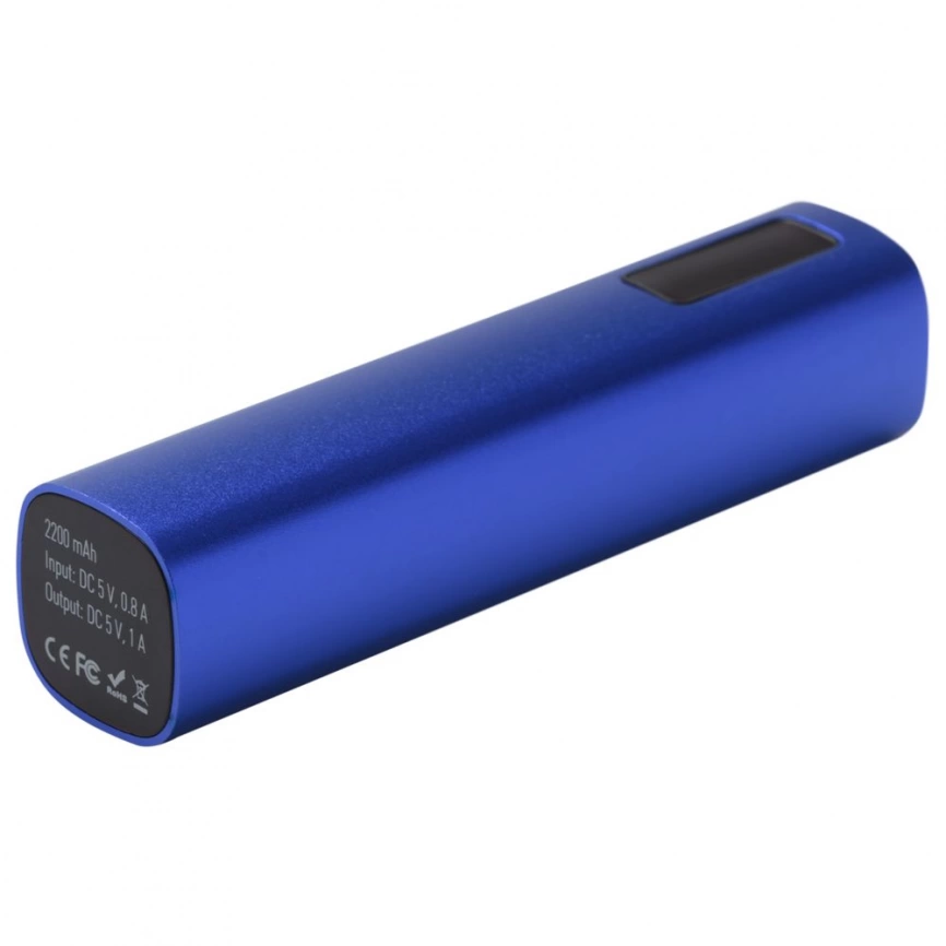 Внешний аккумулятор Easy Metal 2200 мАч, синий фото 3