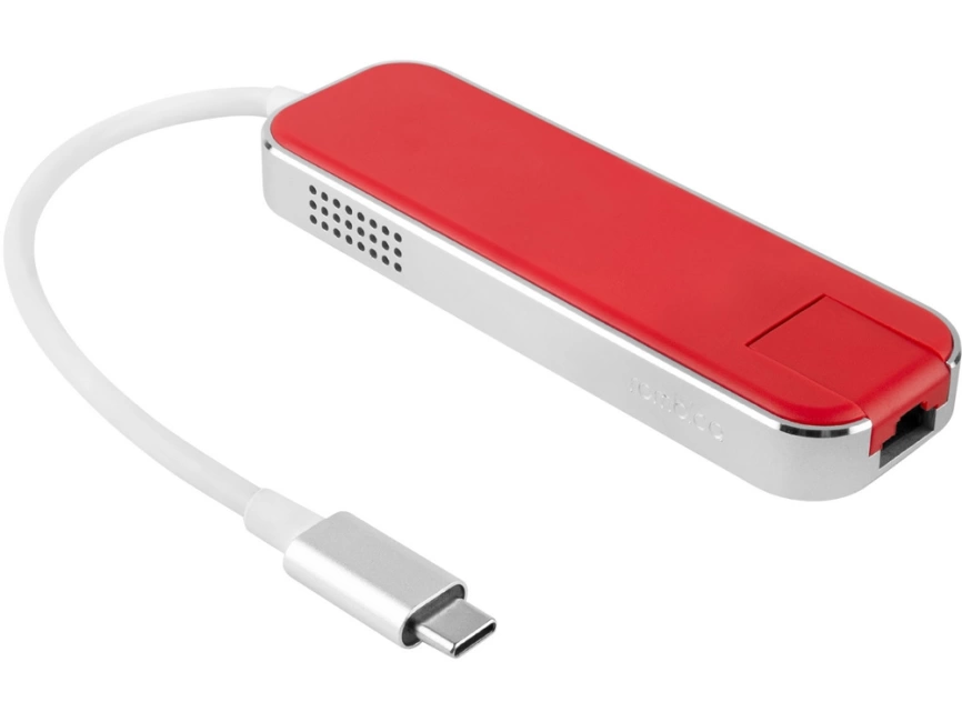 Хаб USB Rombica Type-C Chronos Red фото 3