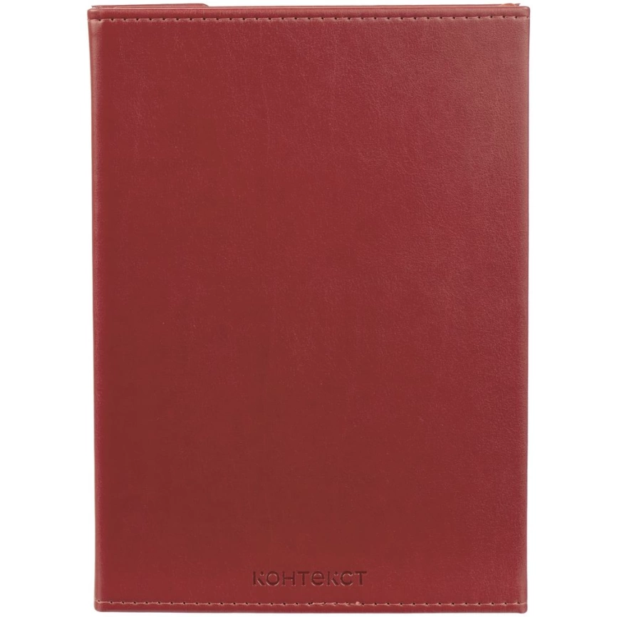 Ежедневник Flap, ver.2, недатированный, красный фото 3