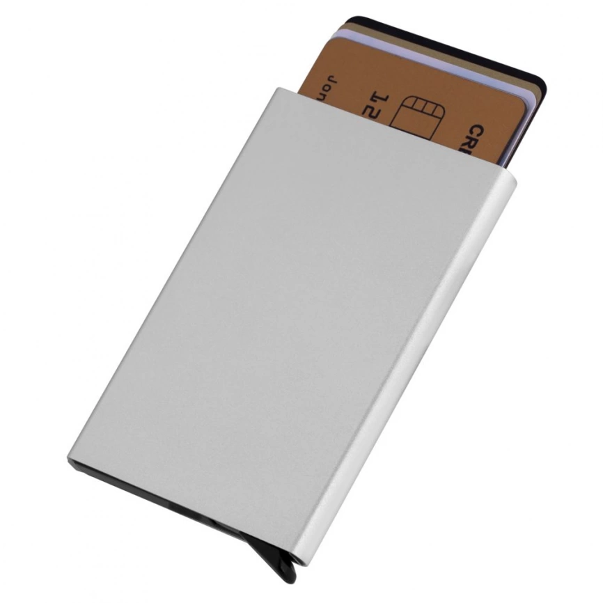 Футляр для кредитных карт Motion, серебристый фото 6