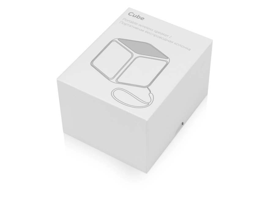 Портативная колонка Cube с подсветкой, красный фото 10