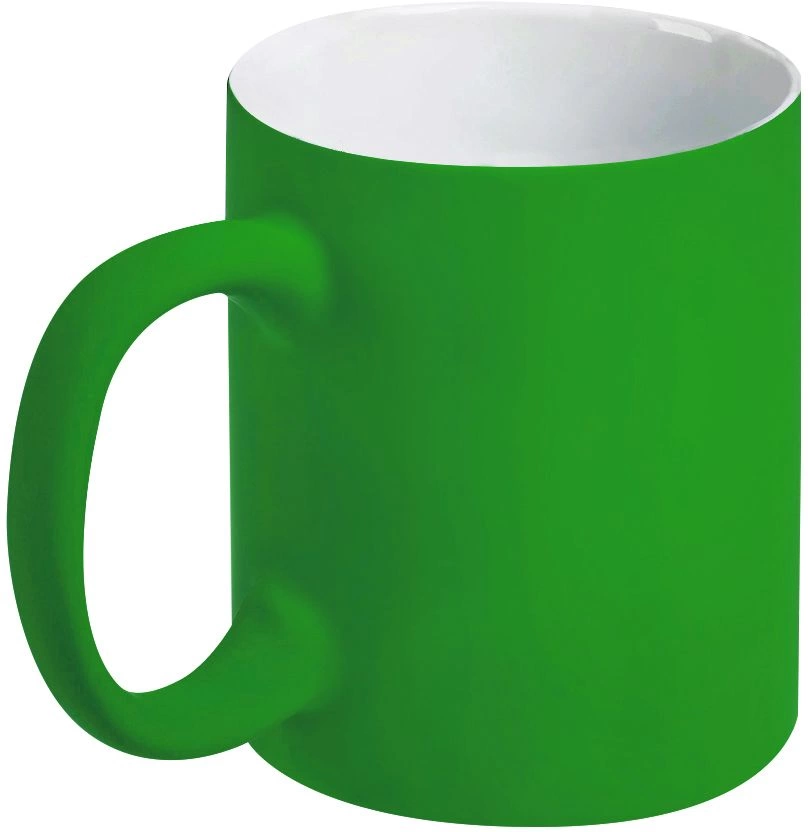 Кружка Bonn Soft 350 мл, зелёная с белым внутри фото 2