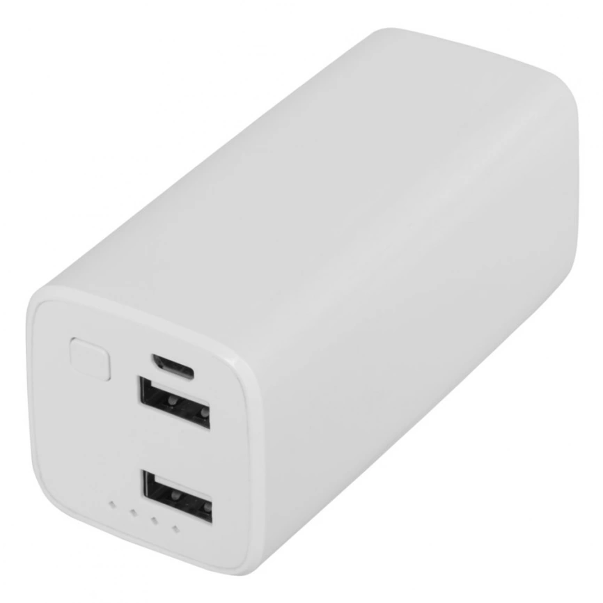 Внешний аккумулятор Power Torch 8000 мАч, глянцевый белый фото 1