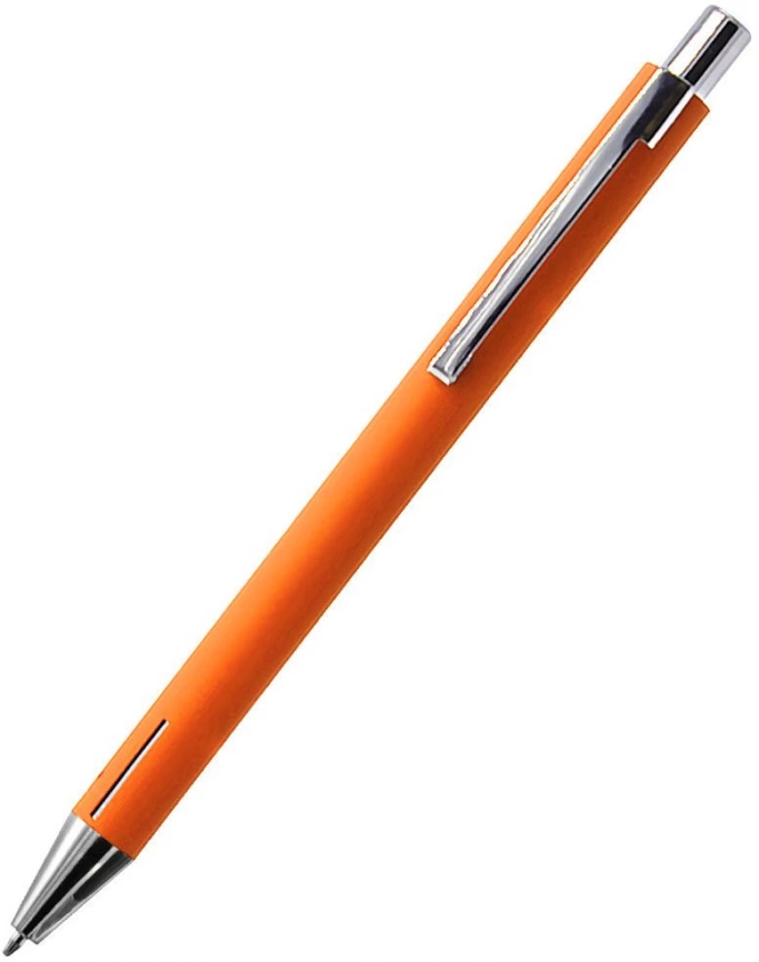 Ручка металлическая Elegant Soft, оранжевая фото 2