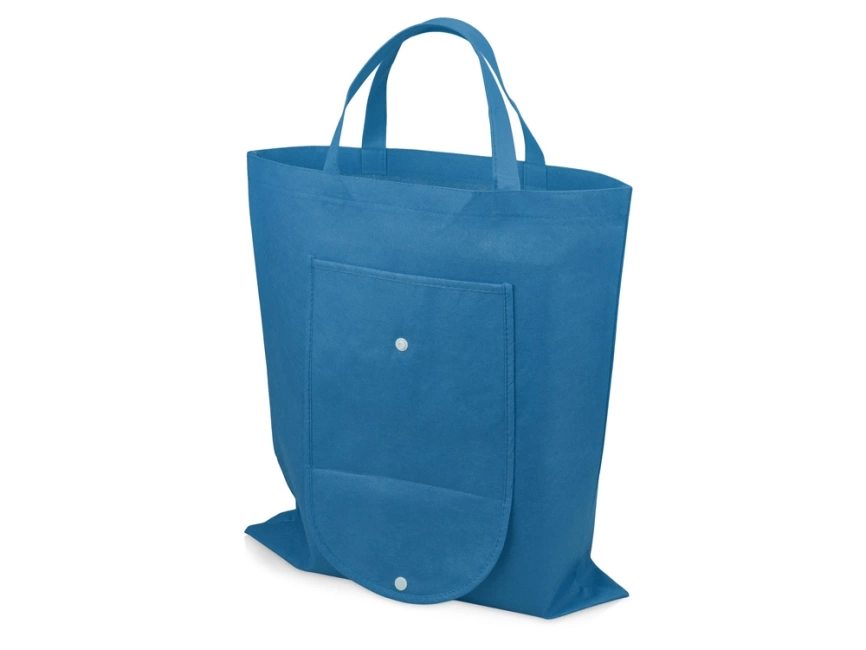 Складная сумка Maple из нетканого материала, синий фото 2