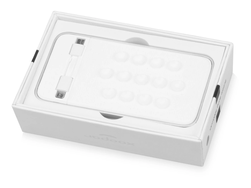 Портативное зарядное устройство XOOPAR BUBBLE BANG, 5 цветов подсветки, 5000 mAh, серебристый фото 12