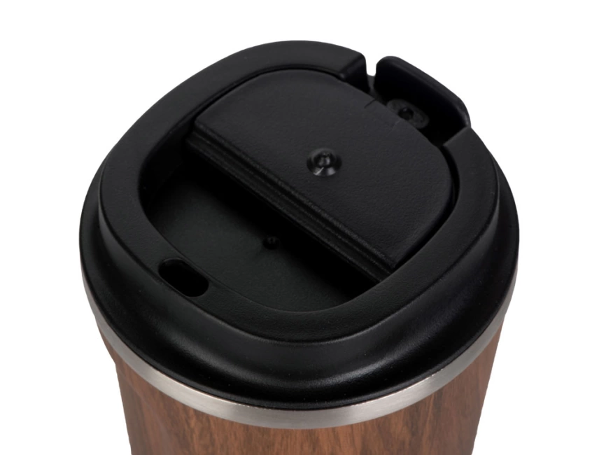 Термокружка CAFÉ COMPACT, 380 мл, wood фото 4