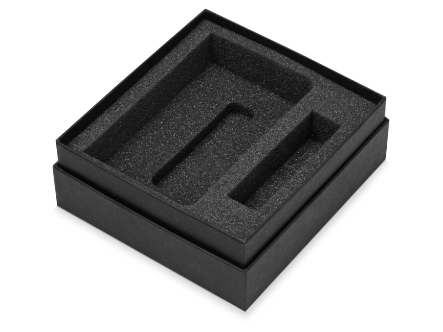 Подарочный набор To go с блокнотом и зарядным устройством, черный фото 4