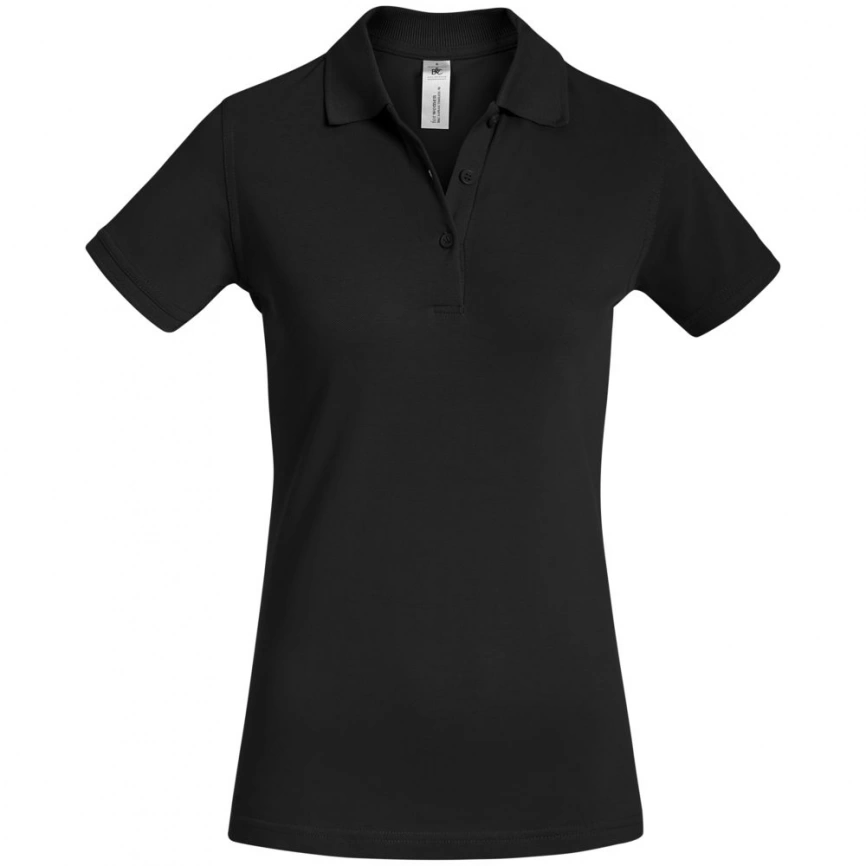 Рубашка поло женская Safran Timeless черная, размер XL фото 1