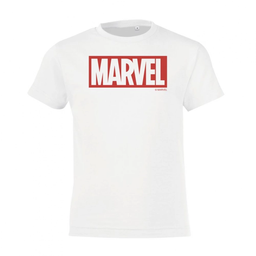 Футболка детская Marvel, белая, на рост 96-104 см (4 года) фото 1