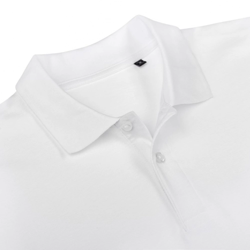 Рубашка поло мужская Inspire белая, размер XXL фото 3