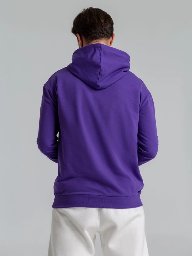 Толстовка с капюшоном Unit Kirenga фиолетовая, размер L фото 15