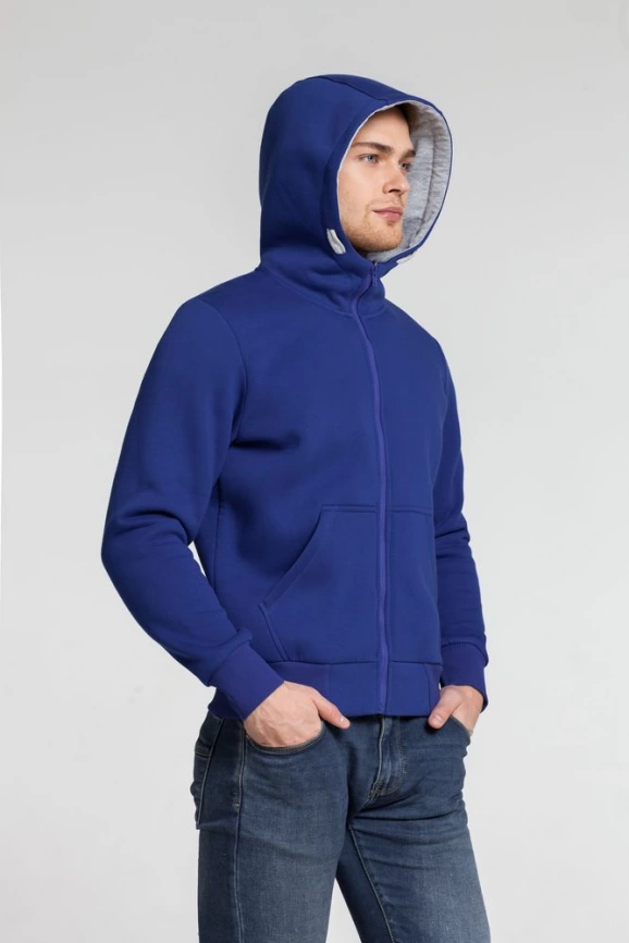 Толстовка Kulonga Heavy Zip синяя, размер 3XL фото 7