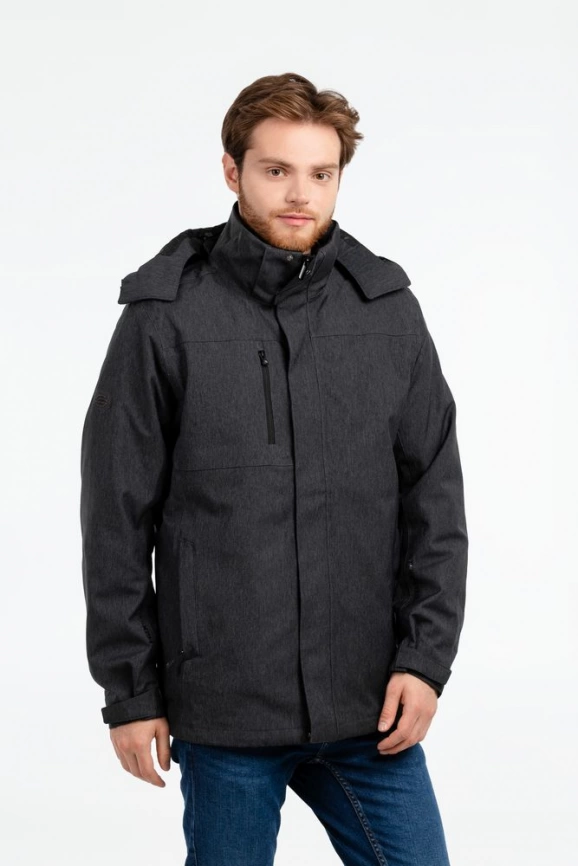 Куртка-трансформер мужская Avalanche темно-серая, размер XXL фото 14