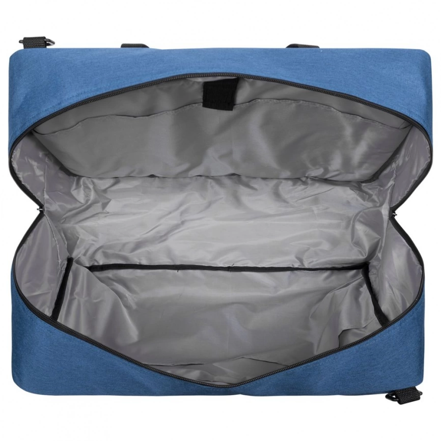 Сумка дорожная с отделением для ноутбука Unit Bimo Weekend, синяя фото 10