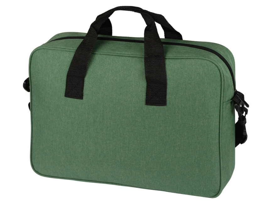 Сумка для ноутбука Wing с вертикальным наружным карманом, зеленый фото 4