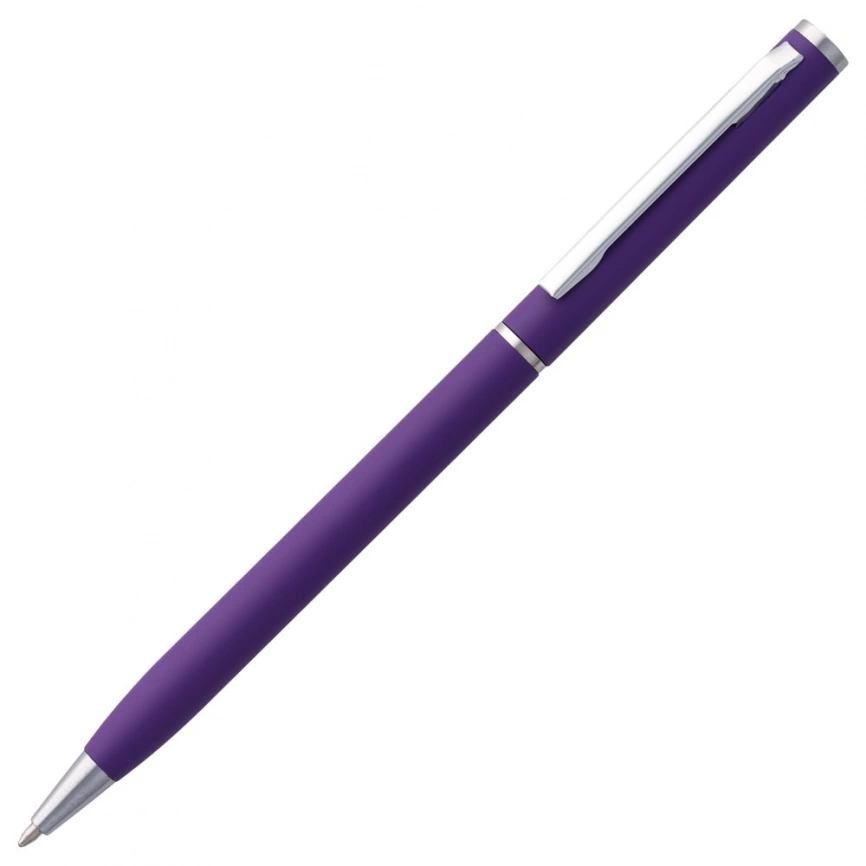 Ежедневник Magnet Chrome с ручкой, черный c фиолетовым фото 8
