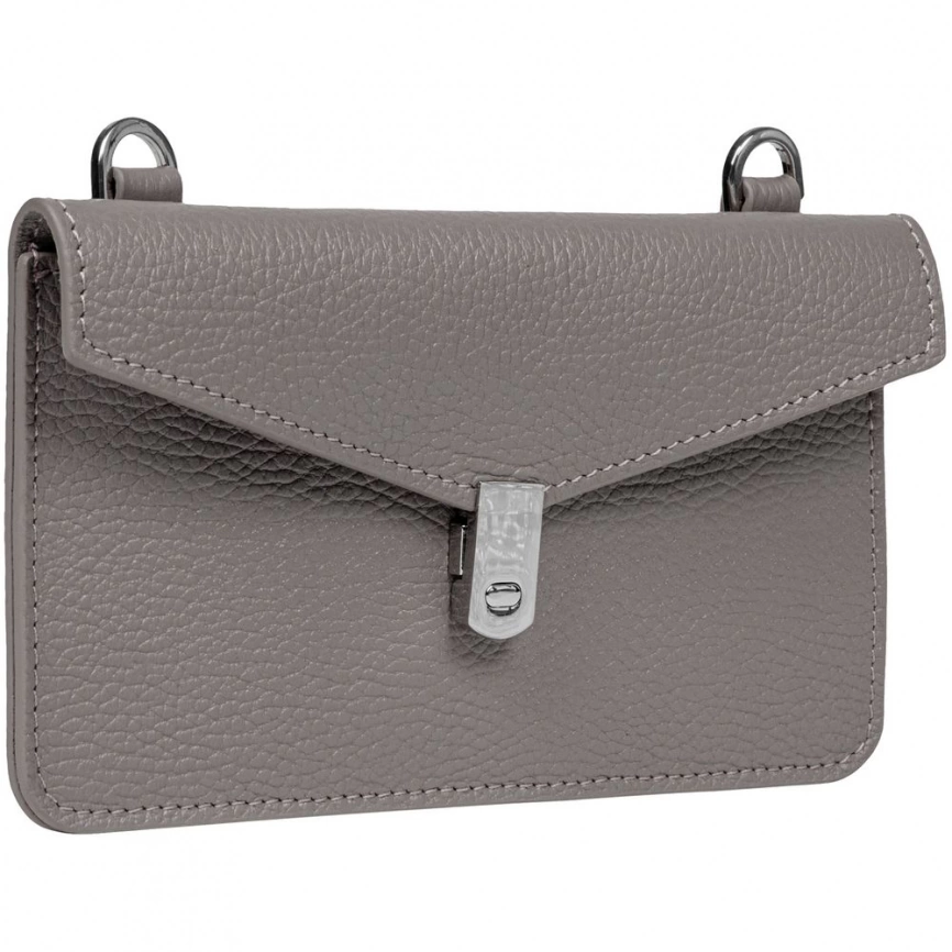 Сумка через плечо Busta, серая фото 2