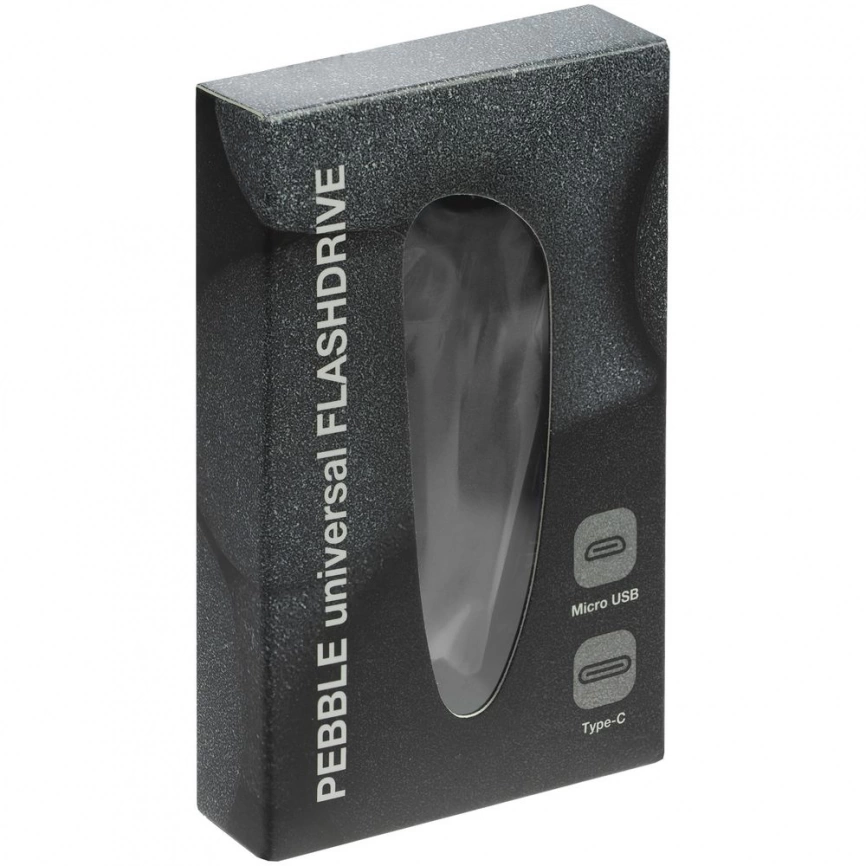 Флешка Pebble Universal, USB 3.0, черная, 32 Гб фото 8