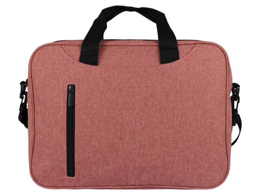 Сумка для ноутбука Wing с вертикальным наружным карманом, красный фото 5