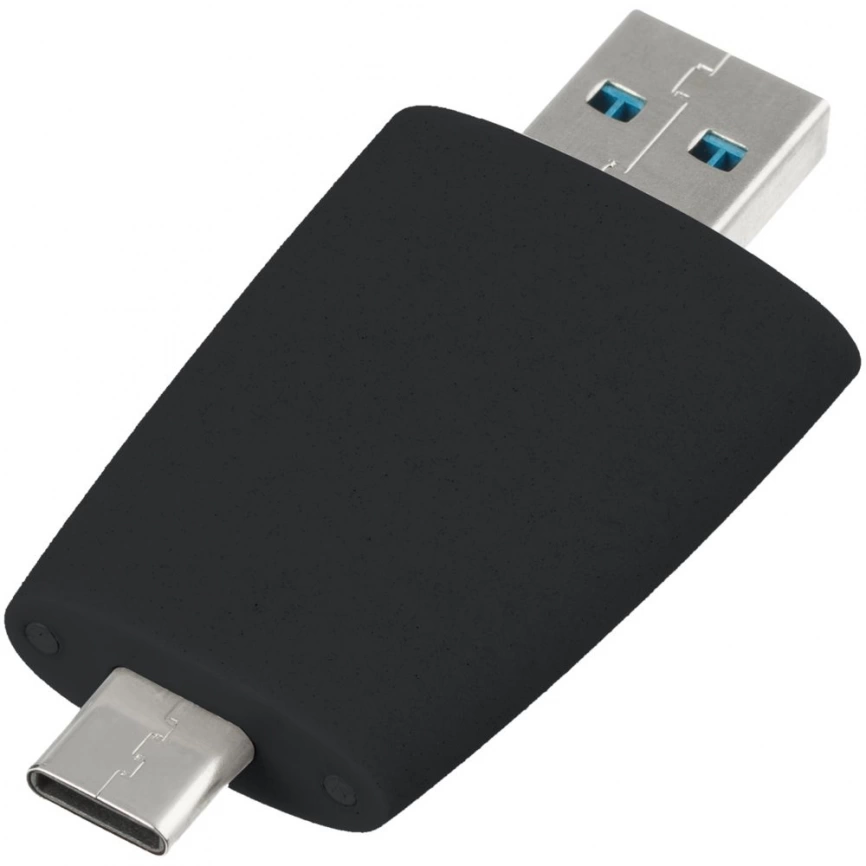 Флешка Pebble Type-C, USB 3.0, черная, 16 Гб фото 4