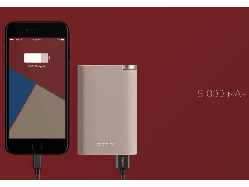 Внешний аккумулятор Rombica NEO Alfa Gray (Р) фото 11