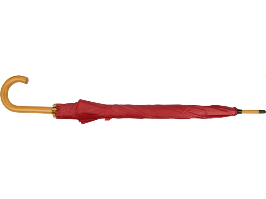 Зонт-трость полуавтоматический с деревянной ручкой фото 4