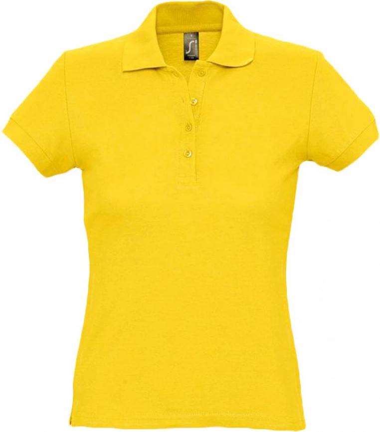Рубашка поло женская Passion 170 желтая, размер S фото 1
