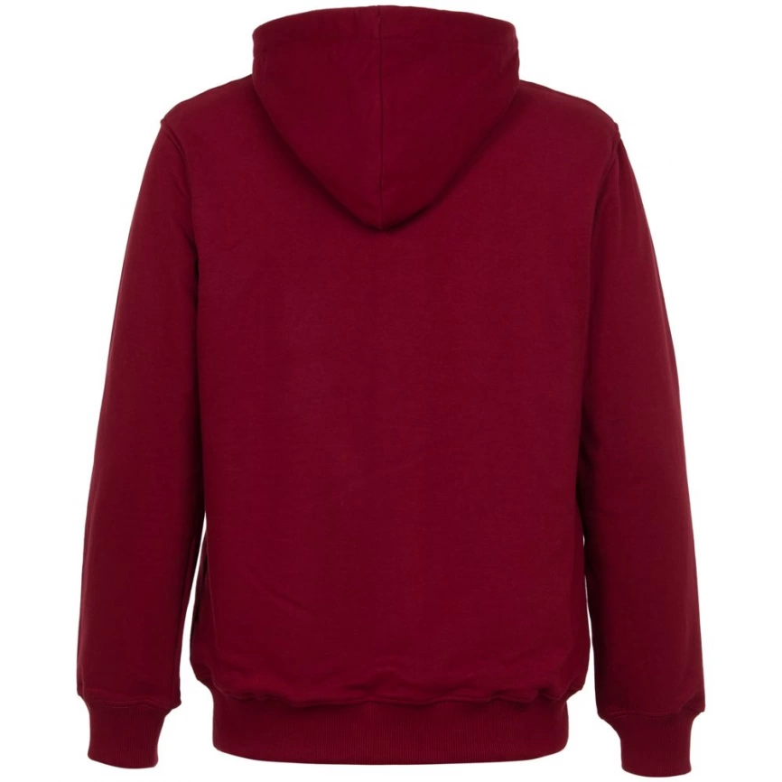 Толстовка на молнии Kulonga Sherpa, бордовая, размер XL фото 3