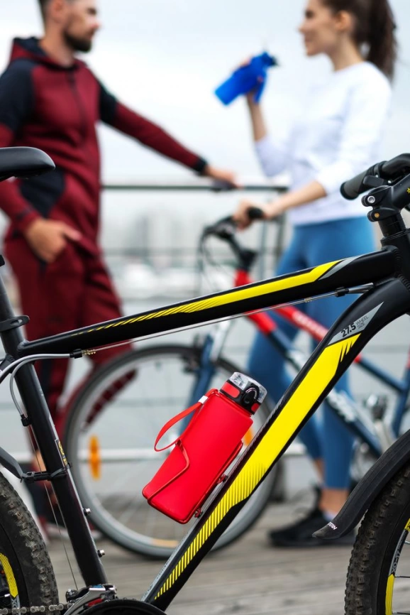 Бутылка для воды Gentle Dew, красная фото 7