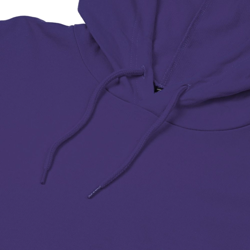 Толстовка с капюшоном унисекс Hoodie, фиолетовая, размер L фото 8