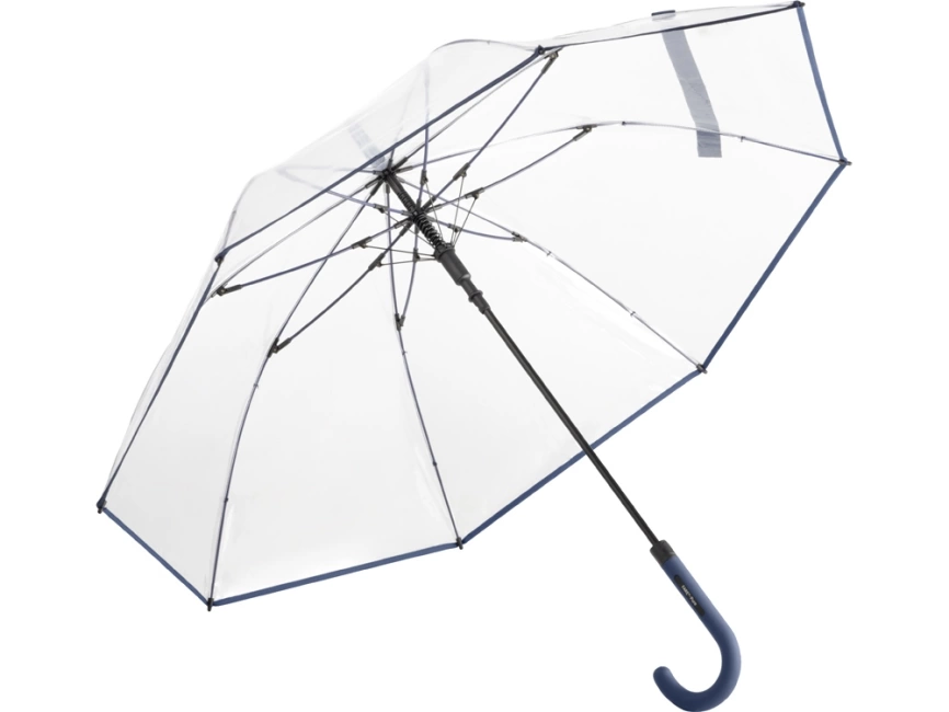 Зонт 7112 AC regular umbrella FARE® Pure  transparent-navy фото 1