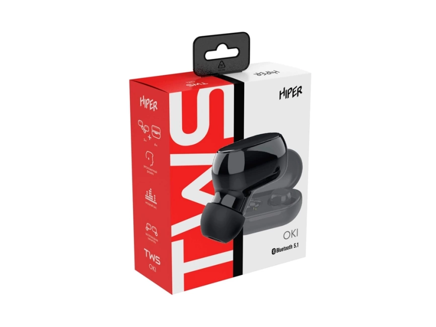Беспроводные наушники HIPER TWS OKI Black (HTW-LX1) Bluetooth 5.0 гарнитура, Черный фото 5