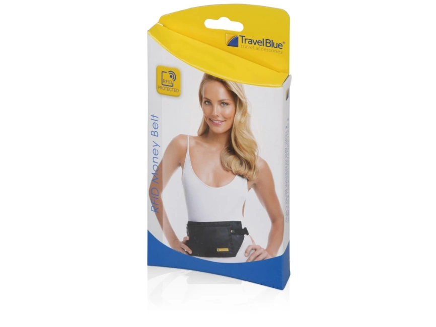 Сумка-кошелек на пояс Travel Blue Money Belt RFID, черный фото 8