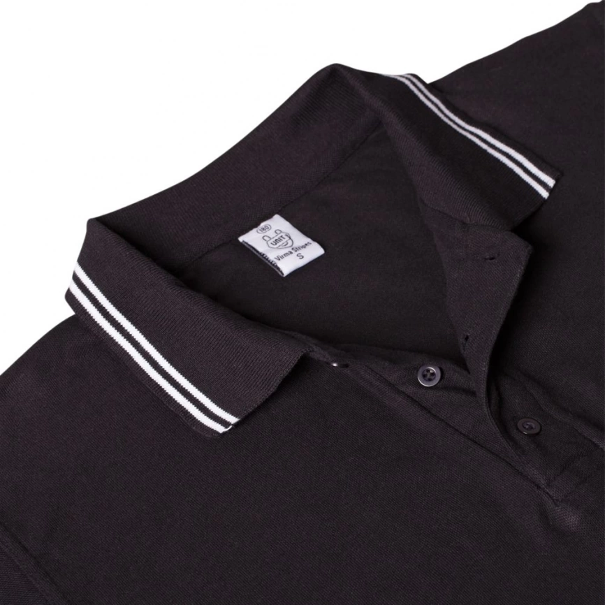 Рубашка поло Virma Stripes, черная, размер XL фото 3