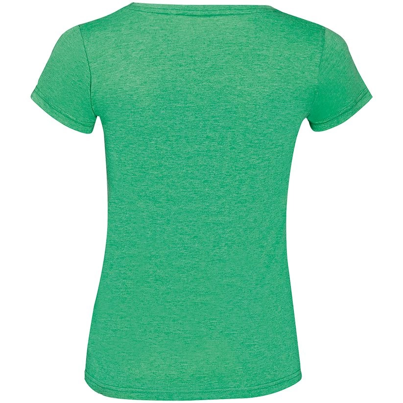 Футболка женская Mixed Women, зеленый меланж, размер L фото 8