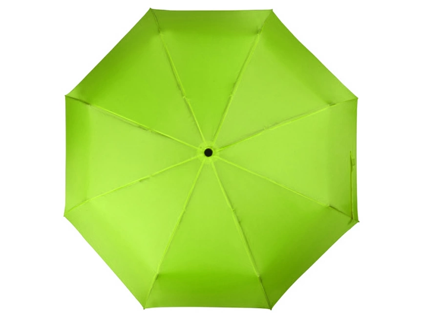 Зонт складной Columbus, механический, 3 сложения, с чехлом, зеленое яблоко фото 5