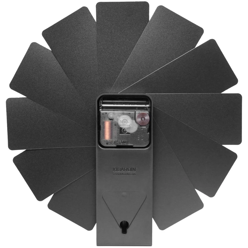 Часы настенные Transformer Clock. Black & Black фото 2