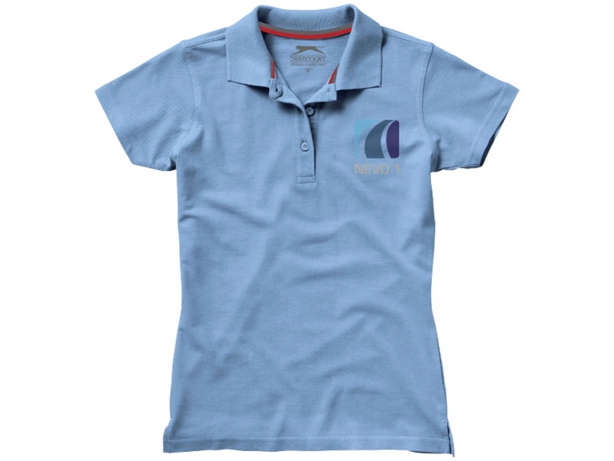 Рубашка поло Advantage женская, светло-синий фото 5