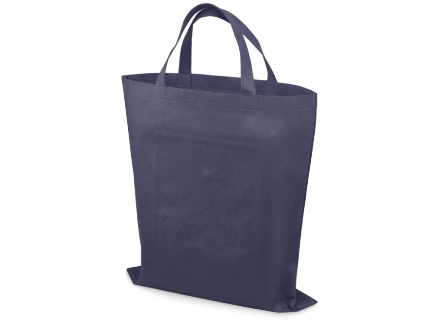 Складная сумка Maple из нетканого материала, темно-синий фото 3