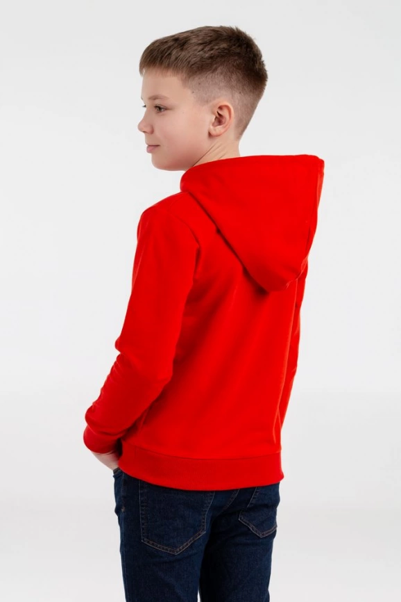 Толстовка с капюшоном детская Kirenga Kids, красная, 12 лет фото 5