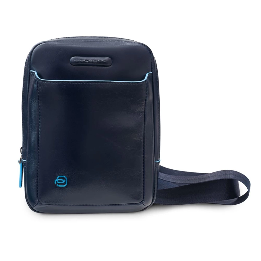 Сумка-планшет мужская Piquadro Blue Square, синяя фото 1