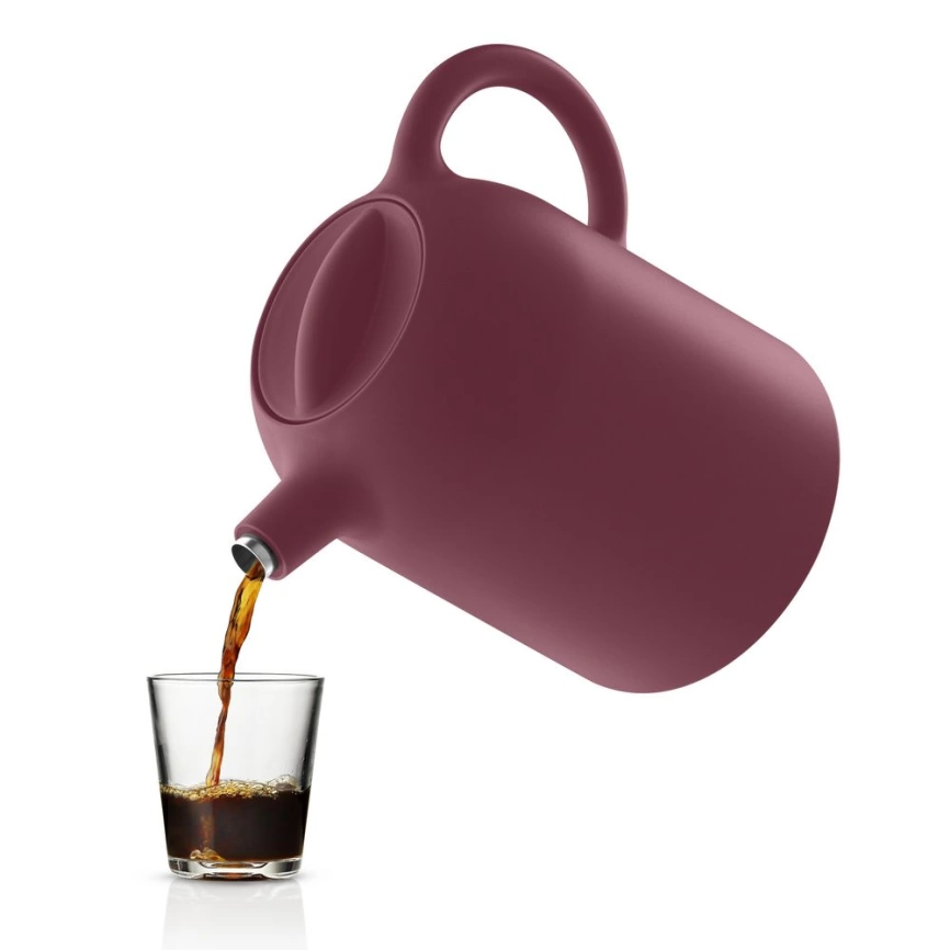 Термокувшин Thimble, гранатовый фото 3