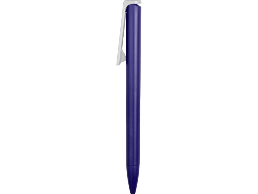 Ручка пластиковая шариковая Fillip, синий/белый фото 4