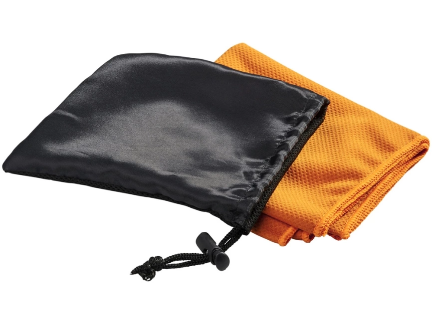 Охлаждающее полотенце Peter в сетчатом мешочке, оранжевый фото 1